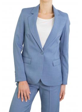 Giacca tinta unita con bottone "Mary"